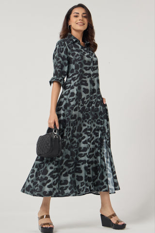 Jaguar Linen Pocket Midi