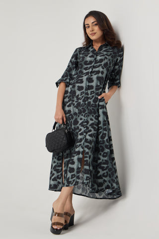 Jaguar Linen Pocket Midi