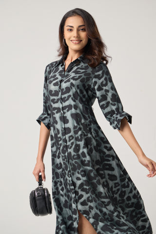 Jaguar Linen Pocket Midi