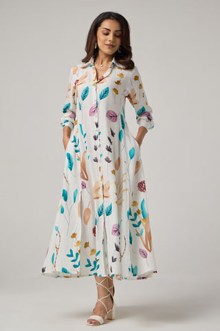 Millie Linen Pocket Midi