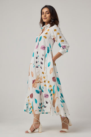 Millie Linen Pocket Midi
