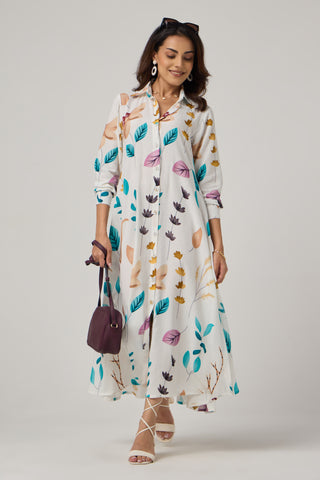 Millie Linen Pocket Midi