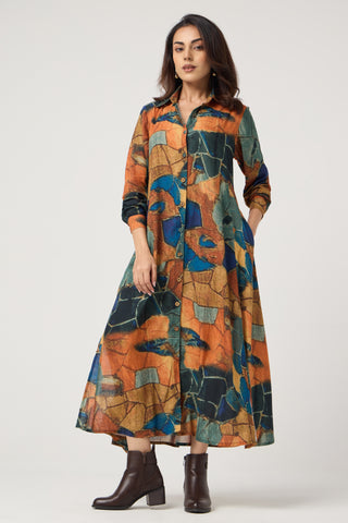 Sabya Linen Pocket Midi
