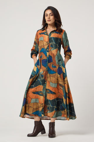 Sabya Linen Pocket Midi