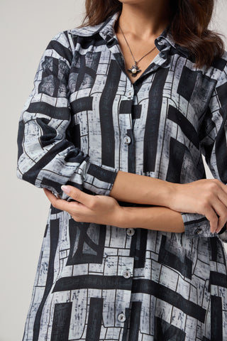 Ash Linen Pocket Midi