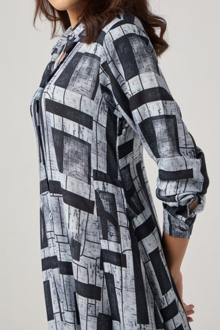 Ash Linen Pocket Midi