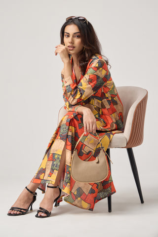 Malade Linen Pocket Midi