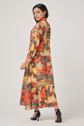 Malade Linen Pocket Midi