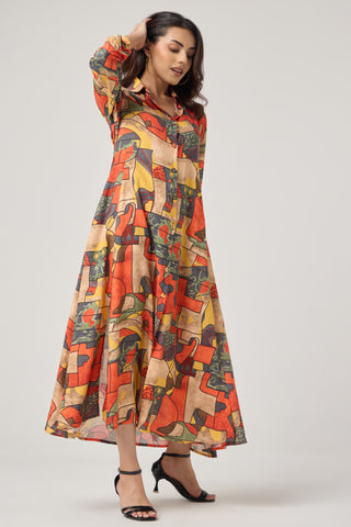 Malade Linen Pocket Midi