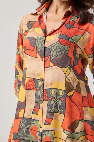 Malade Linen Pocket Midi
