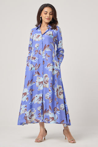 Bloom Linen Pocket Midi