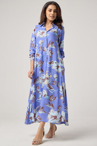 Bloom Linen Pocket Midi