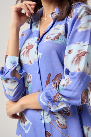 Bloom Linen Pocket Midi