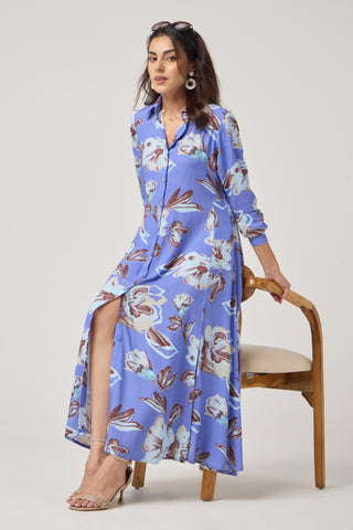Bloom Linen Pocket Midi