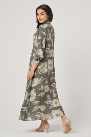 Sage Linen Pocket Midi